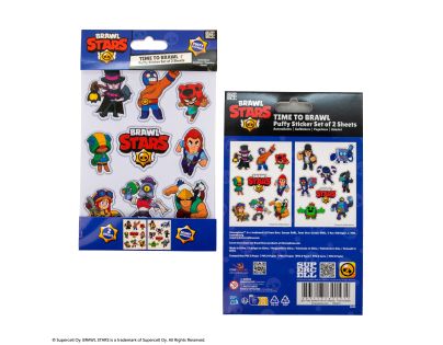 Brawl Stars 3D samolepky