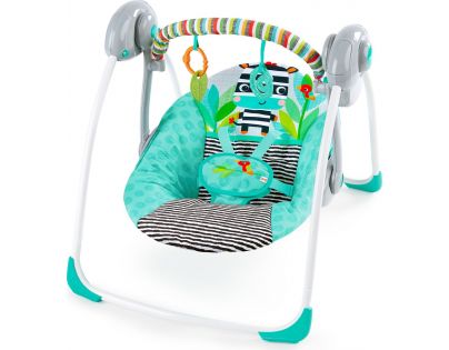 Bright Starts Houpačka skládací Zig Zag Zebra do 9 kg