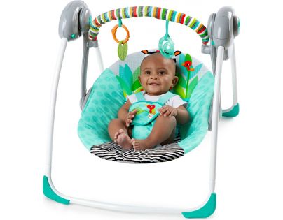 Bright Starts Houpačka skládací Zig Zag Zebra do 9 kg