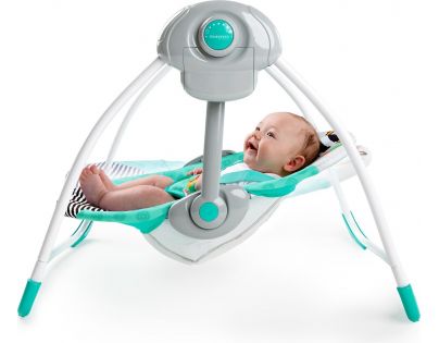 Bright Starts Houpačka skládací Zig Zag Zebra do 9 kg