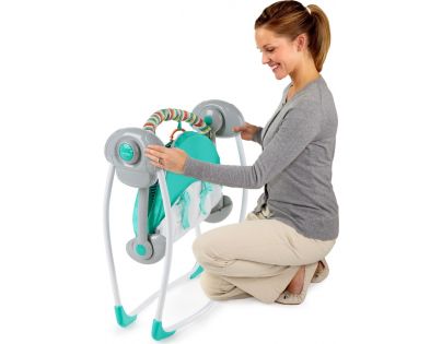 Bright Starts Houpačka skládací Zig Zag Zebra do 9 kg