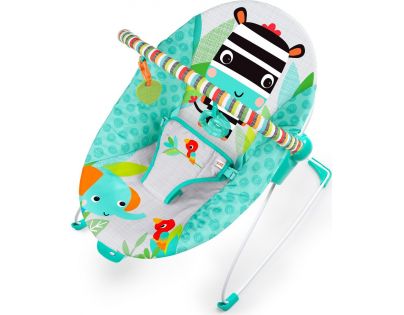 Bright Starts Lehátko vibrující Zig Zag Zebra