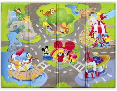 Bright Starts Podložka pěnová skládací Disney Pals 120 x 89 cm