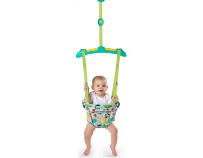 Bright Starts Skákadlo do dveří Zig Zag Zebra do 12 kg
