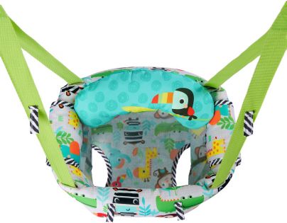 Bright Starts Skákadlo do dveří Zig Zag Zebra do 12 kg