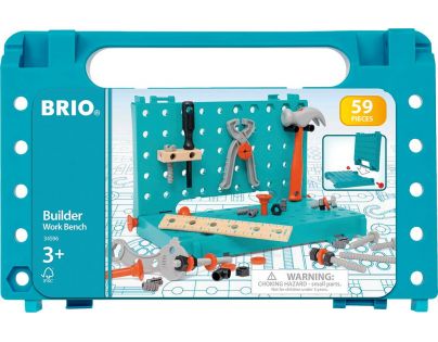 Brio Stavebnice Brio Builder Pracovní stůl s nářadím