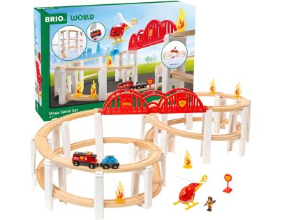 Brio Herní sety 36114 Vlaková sada megaspirála