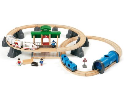 Brio 33514 - Vláčkodráha metro city set se zvuky a světly