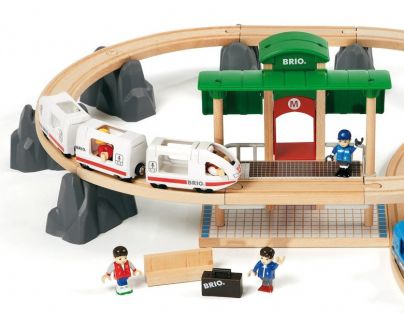 Brio 33514 - Vláčkodráha metro city set se zvuky a světly