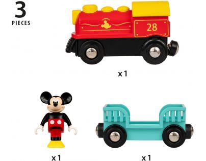 Brio World Vlak na baterie Myšáka Mickeyho