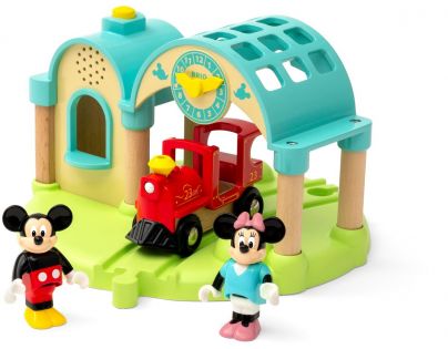 Brio World Nádraží Myšáka Mickeyho s nahráváním zvuku