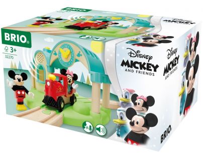 Brio World Nádraží Myšáka Mickeyho s nahráváním zvuku