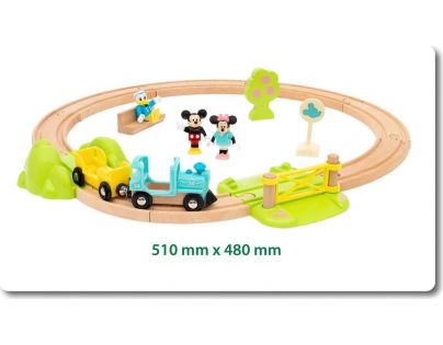Brio World Disney and Friends Vlakový set Myšáka Mickeyho