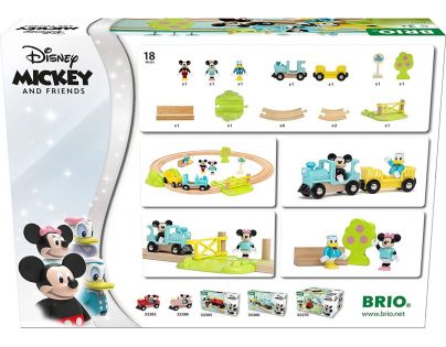 Brio World Disney and Friends Vlakový set Myšáka Mickeyho