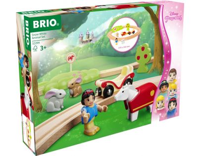 Brio World Disney Princess Vlakový set Sněhurky a zvířátek