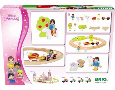 Brio World Disney Princess Vlakový set Sněhurky a zvířátek