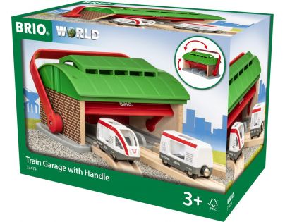 Brio World Přenosné vlakové depo