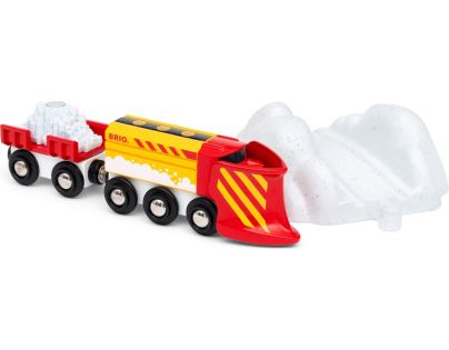 Brio World Vlak se sněhovým pluhem