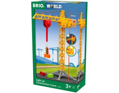 Brio World Svítící stavební jeřáb