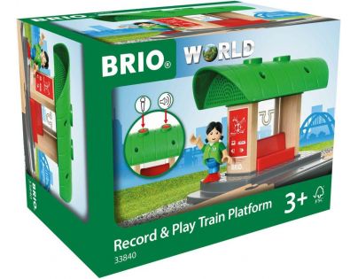 Brio World Nástupiště s vlastním hlášením