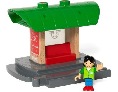 Brio World Nástupiště s vlastním hlášením