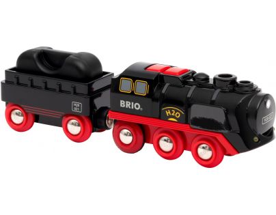 Brio World Parní lokomotiva s vodní nádrží na baterie