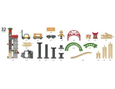 Brio World 33887 Sada Sklad se zvedacím a nakládacím zařízením