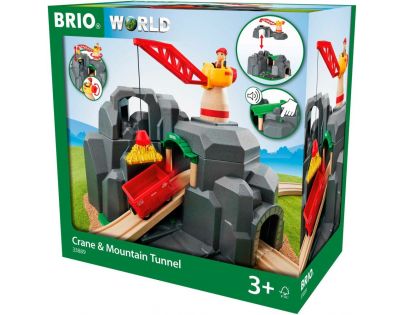 Brio World Jeřáb a horský tunel