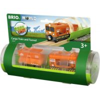 Brio World Tunel a nákladní vlak 5