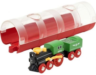 Brio World Tunel a parní vlak
