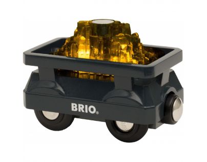 Brio World Svítící vagón se zlatem