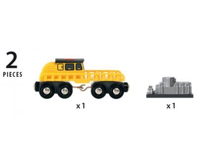 Brio World 33897 Vůz pro opravu kolejí