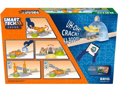Brio World Smart Tech Sound Železniční přejezd