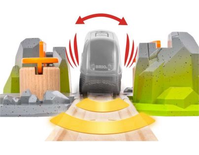 Brio World Smart Tech Sound Železniční přejezd