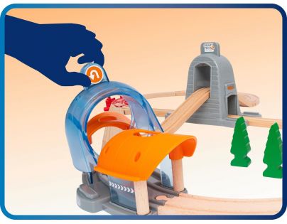 Brio World Smart Tech Sound Deluxe sada s akčními tunely