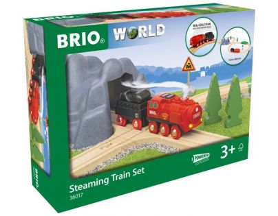 Brio World Vlaková sada s parní lokomotivou na baterie