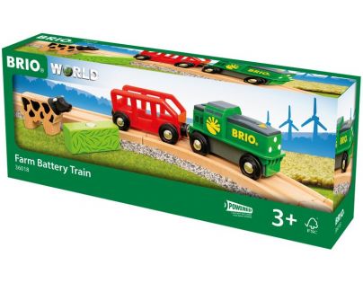 Brio World Farmářský vlak na baterie