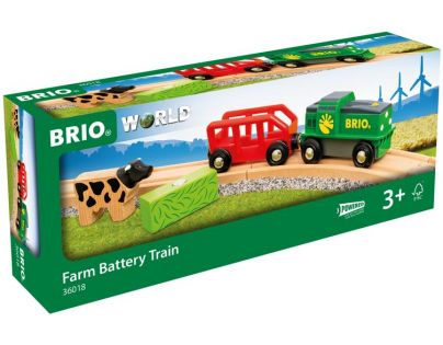 Brio World Farmářský vlak na baterie