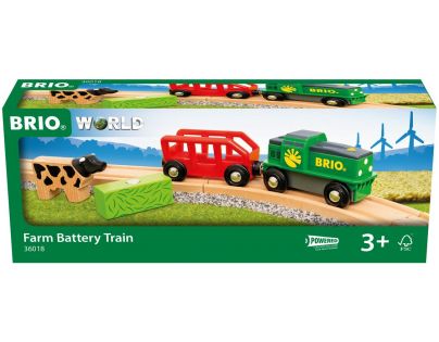 Brio World Farmářský vlak na baterie