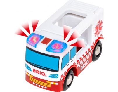 Brio World Vlaková sada záchranářského týmu