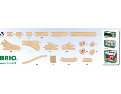 Brio World Deluxe sada kolejí