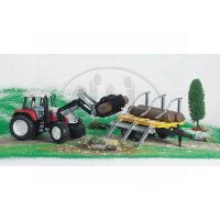 BRUDER 02088 - Traktor Steyer s kládami 2