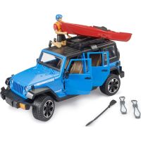 Bruder 02529 Jeep Wrangler Rubicon Unlimited s kajakem a figurkou - Poškozený obal 2