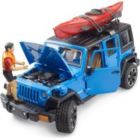 Bruder 02529 Jeep Wrangler Rubicon Unlimited s kajakem a figurkou 3