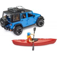 Bruder 02529 Jeep Wrangler Rubicon Unlimited s kajakem a figurkou 5