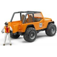 Bruder 02541 Jeep Cross Country oranžový s figurkou 3