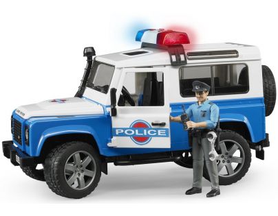 Bruder 02595 Policejní Land Rover s figurkou