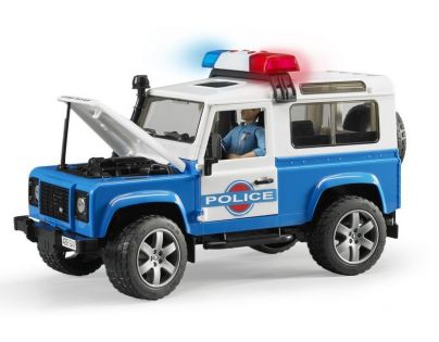 Bruder 02595 Policejní Land Rover s figurkou