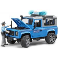Bruder 02597 Policejní Land Rover Defender s policistou 4