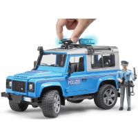 Bruder 02597 Policejní Land Rover Defender s policistou 5